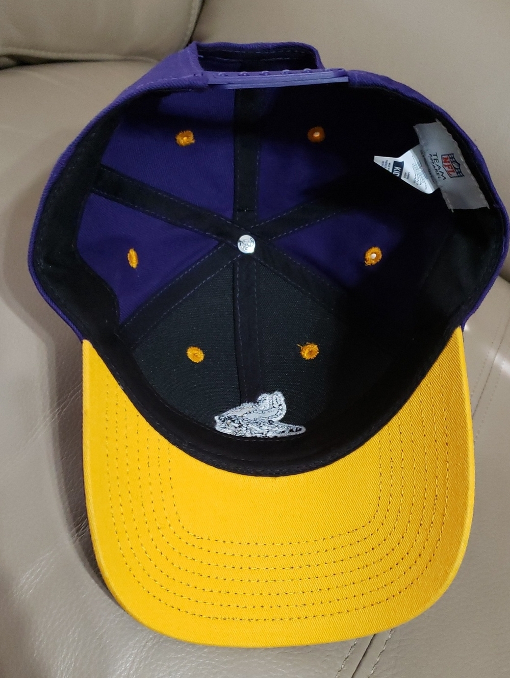 NFL Minnesota Vikings Boys' Moneymaker Snap Hat - Picture 5 of 6